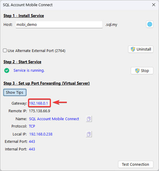 router gateway