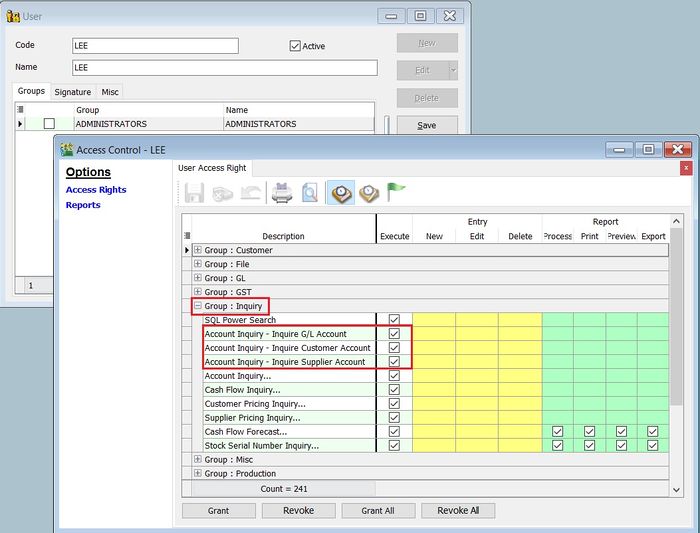 account-inquiry-access-control