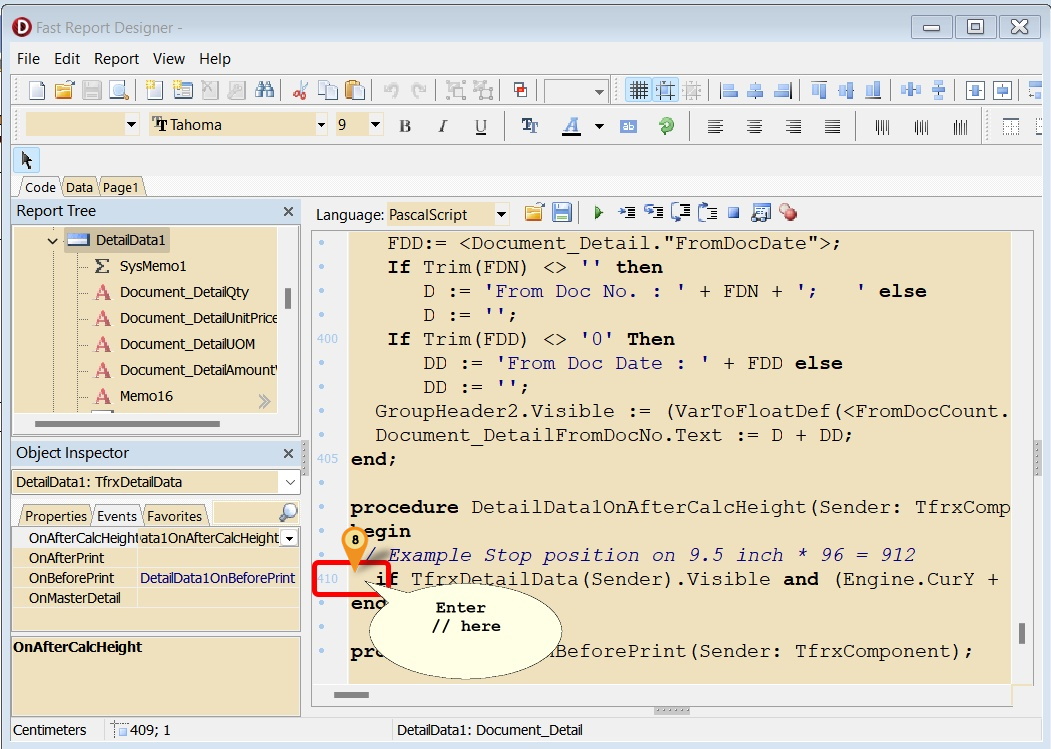 comment-if-tfrxdetaildata