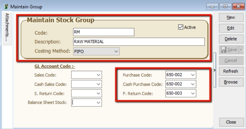 create-stock-group-raw-material