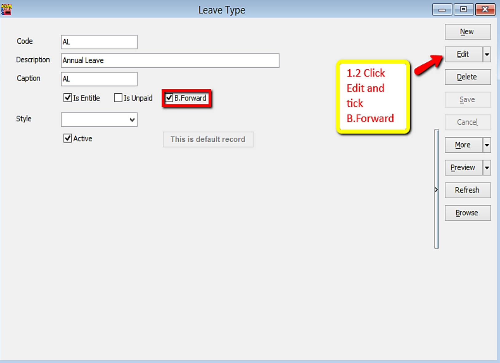 Leave | SQL Documentation