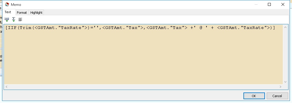 gstSummaryInsertCodeMemo