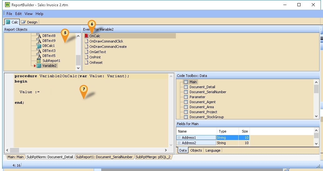 insert-code-in-oncalc-singlefield