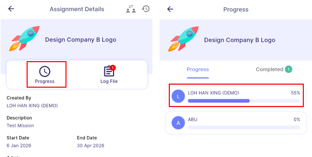 Manager Progress