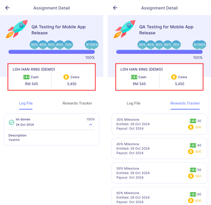 Manager View Emp Asgmt