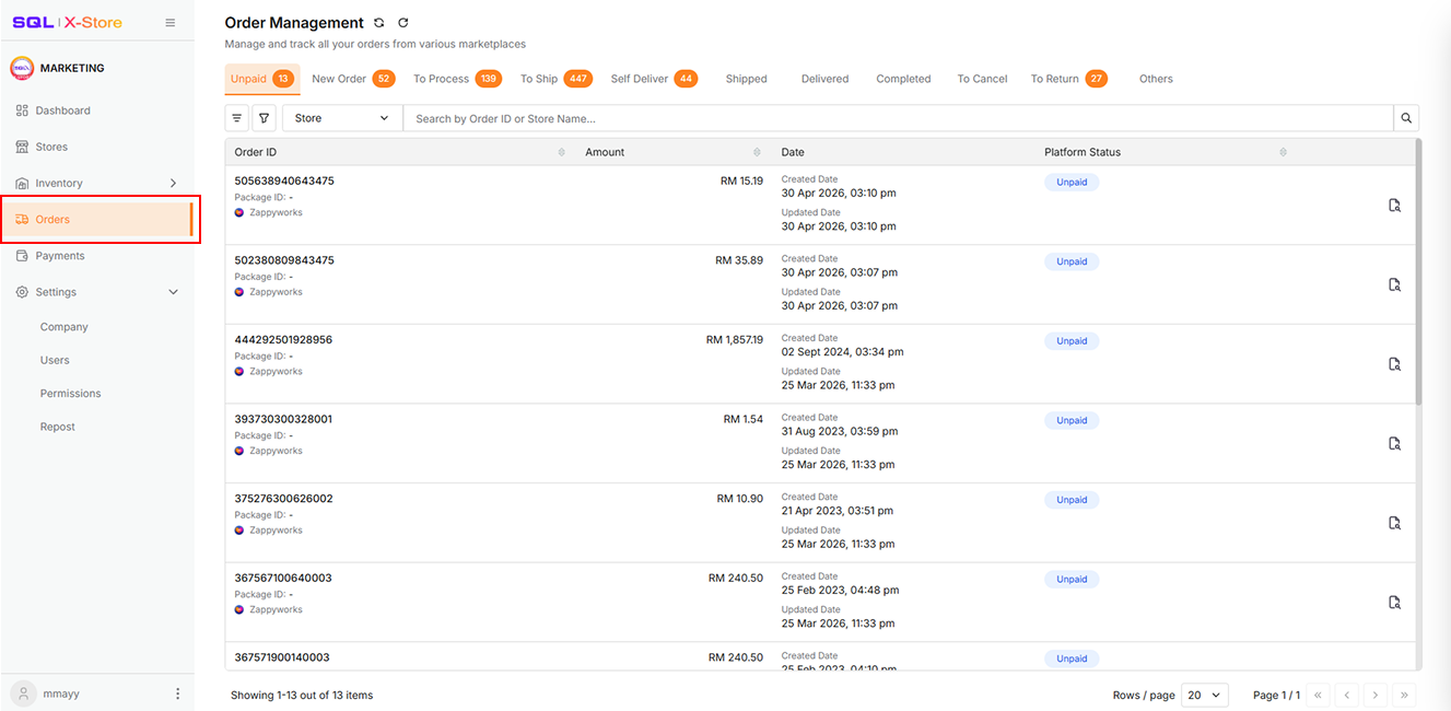 order-management-page