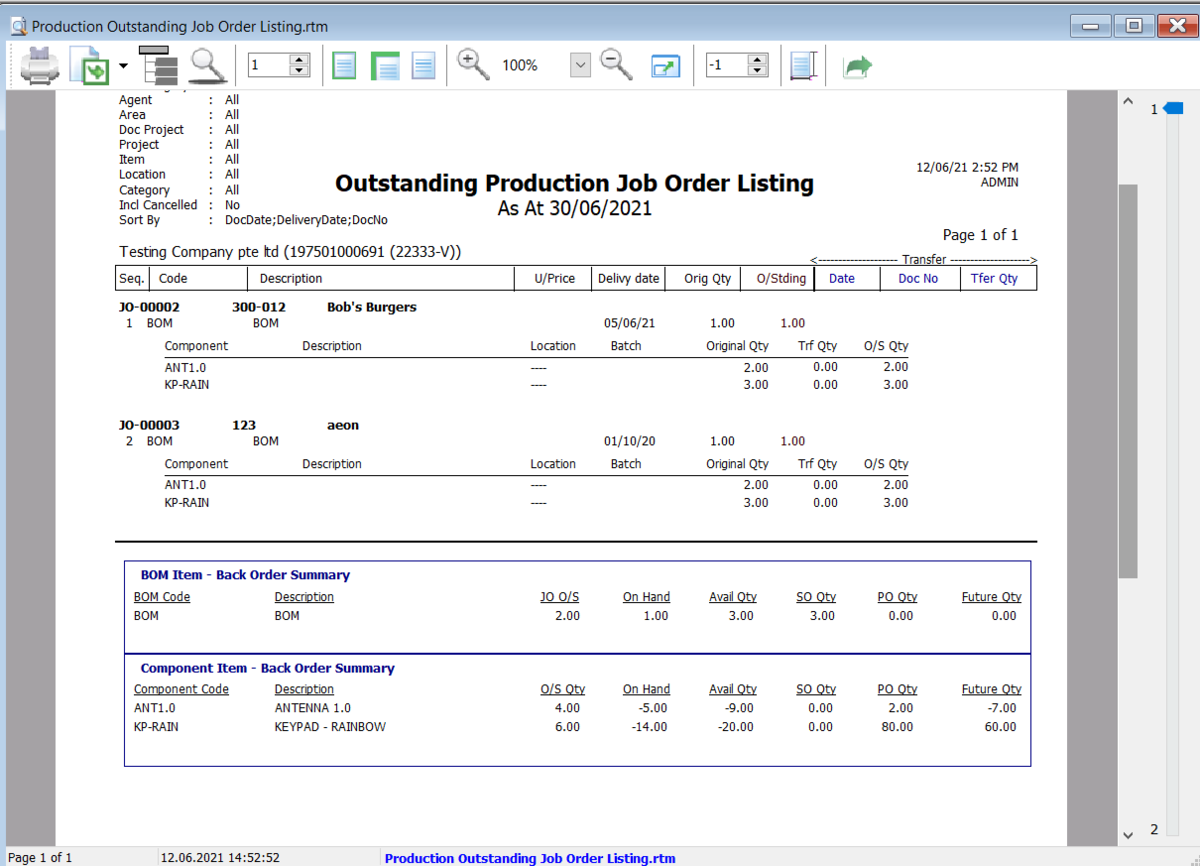 outstanding-job-order-listing-report