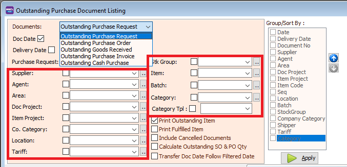 outstanding-purchase-document-listing-group-sort-by