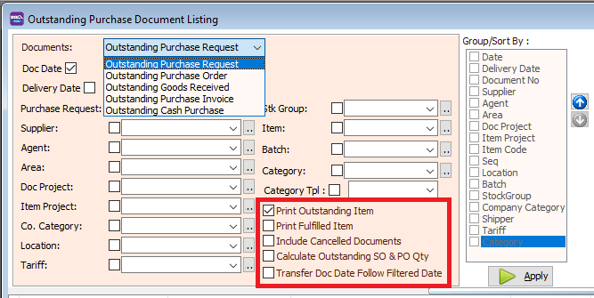outstanding-purchase-document-listing-print-outstanding-item-fulfilled-item