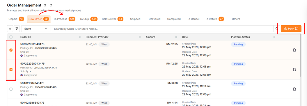 pack-orders