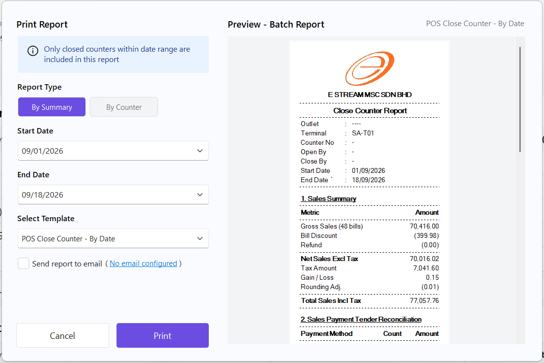 print-batch-report-by-summary