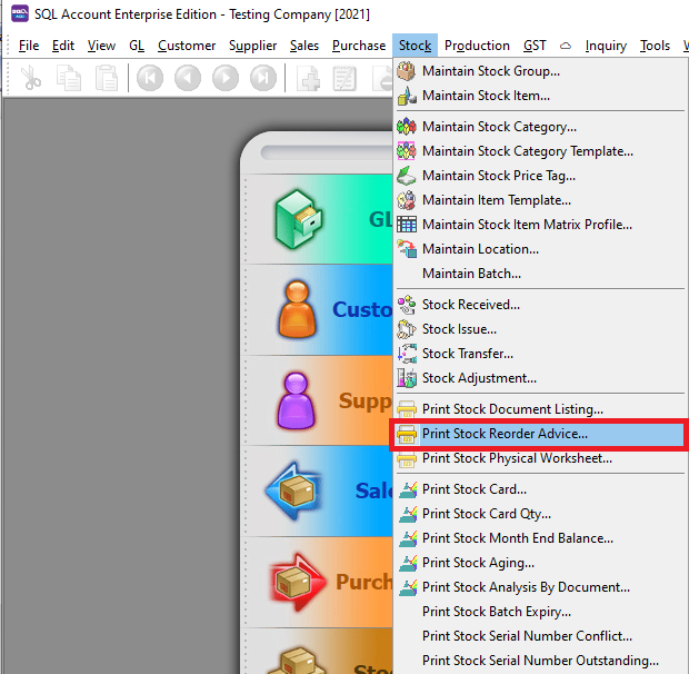 print-stock-reorder-advice