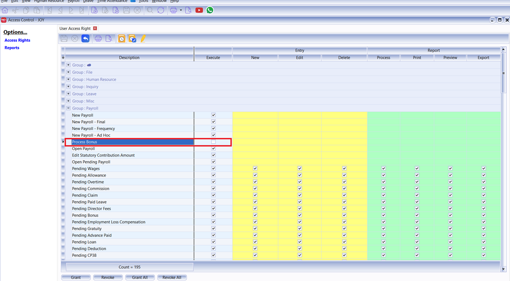 process-bonus-access-right