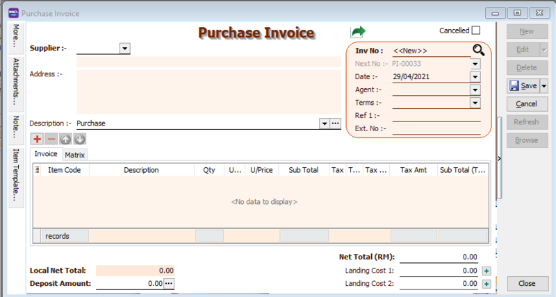 purchase-invoice-data-entry