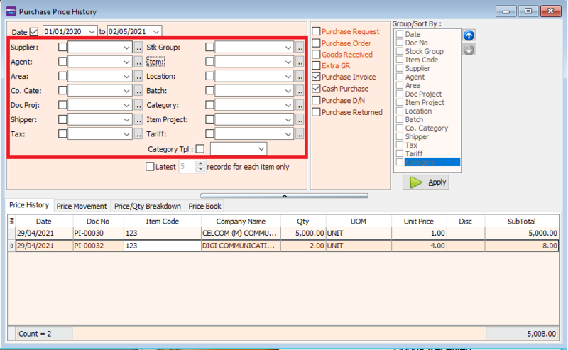 purchase-price-history