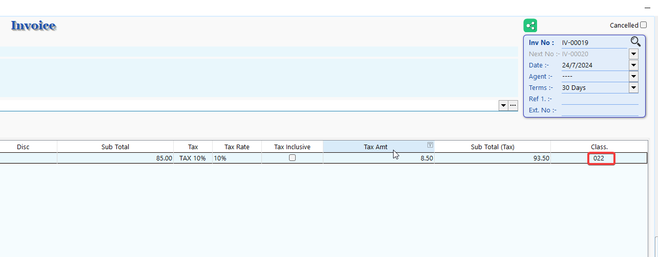 sales-invoice-class