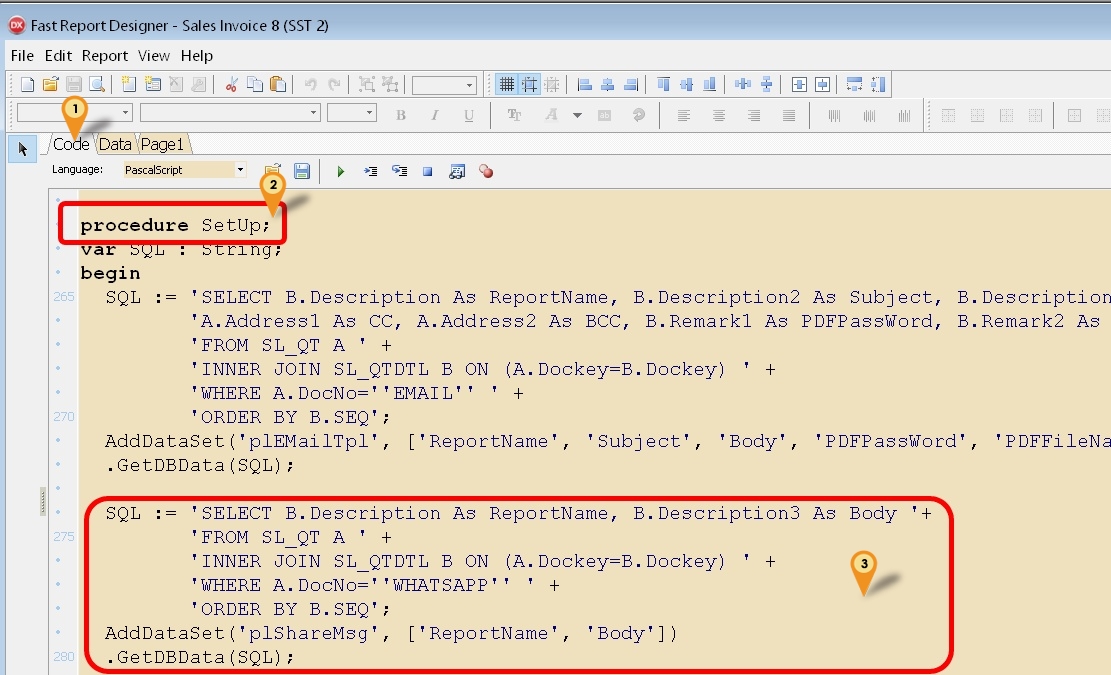 sales-invoice-insert-code-procedure-setup