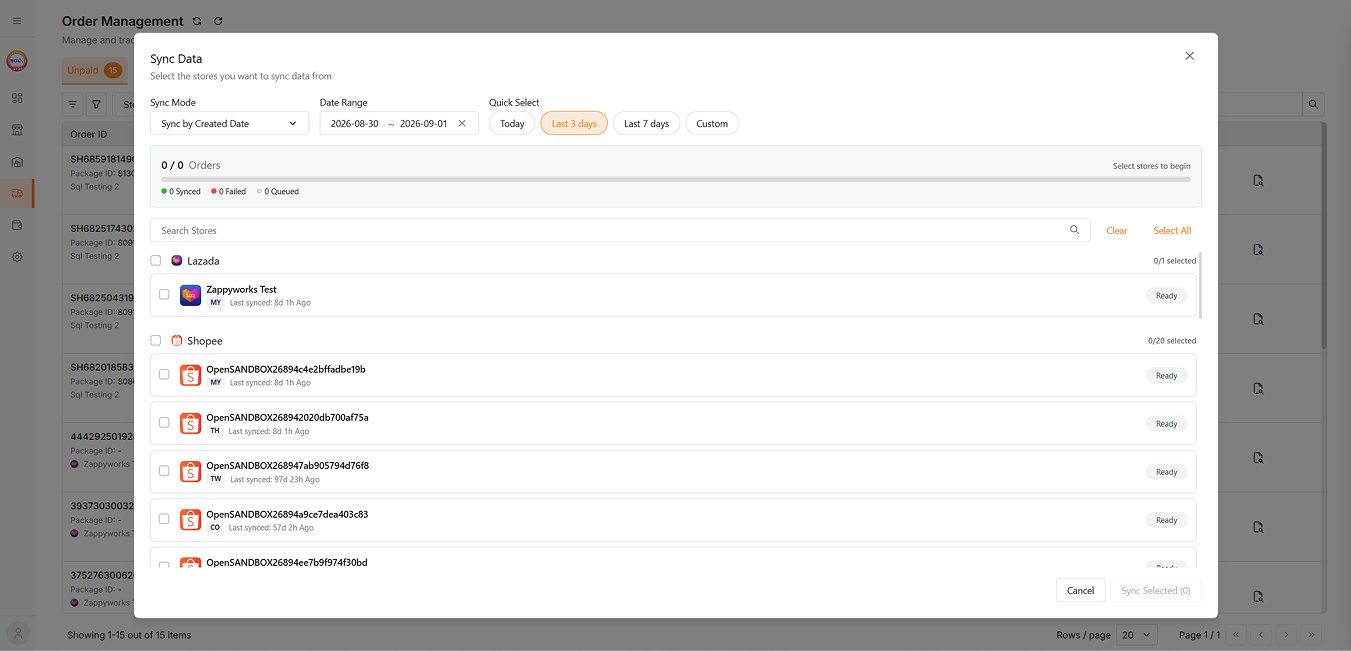 select-order-sync
