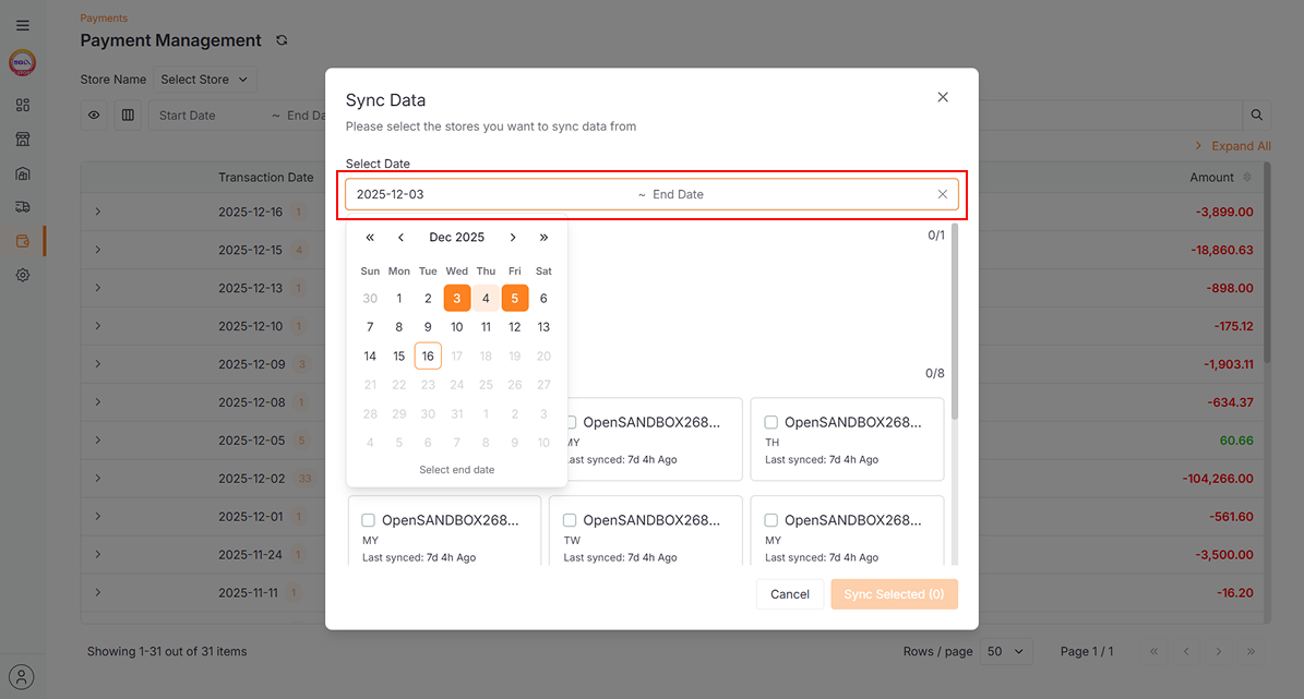 select-paymentSyncDate