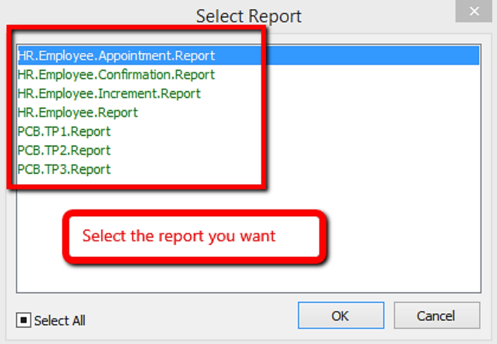 select-report