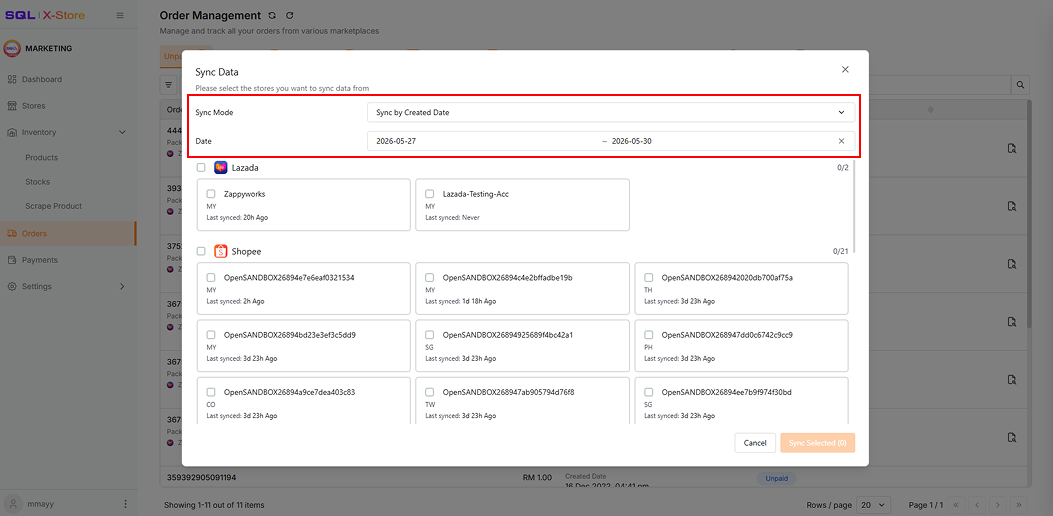 select-sync-date