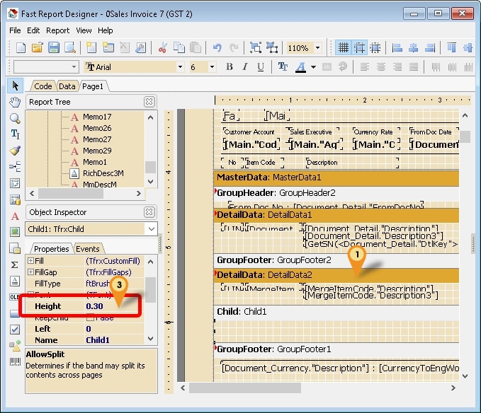 spacing-2reports-height