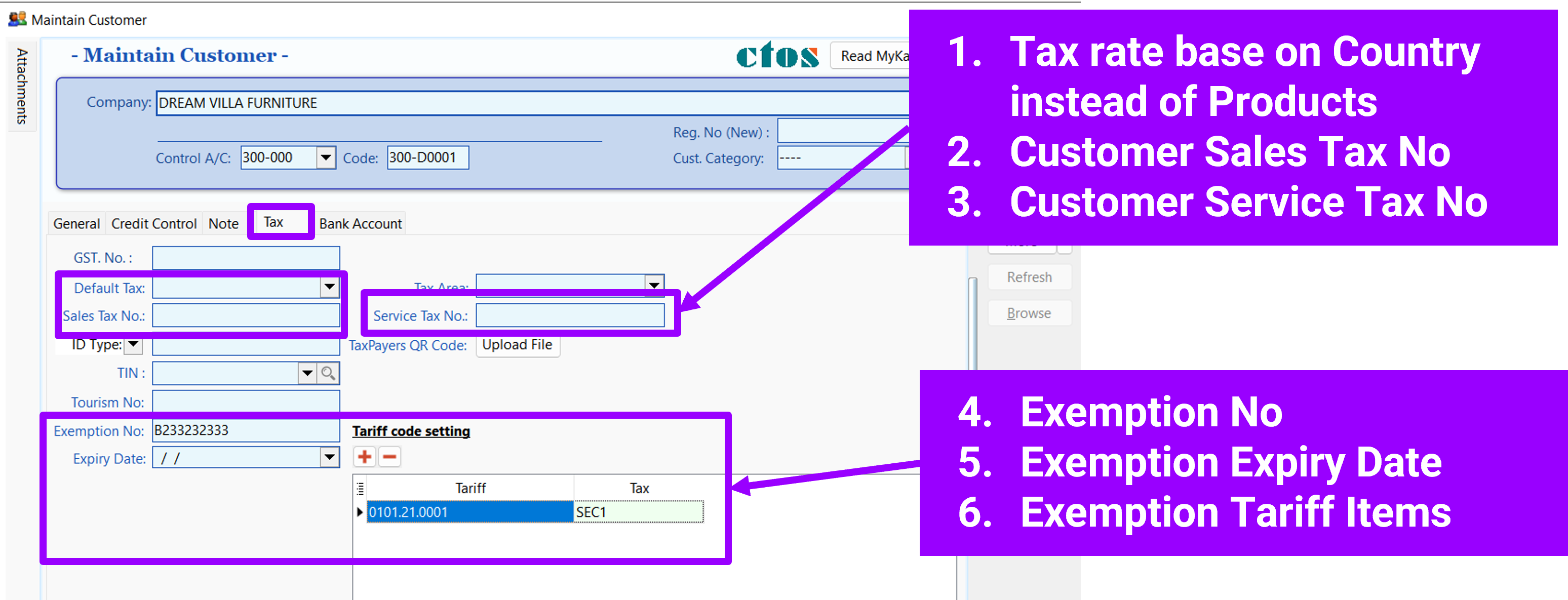 des-sst-quick-setup-for-tariff-code-3