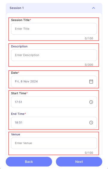 Session Details Diagram