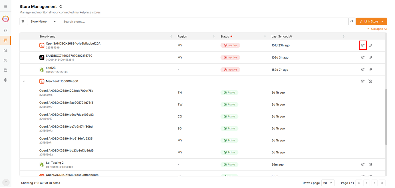 store-config